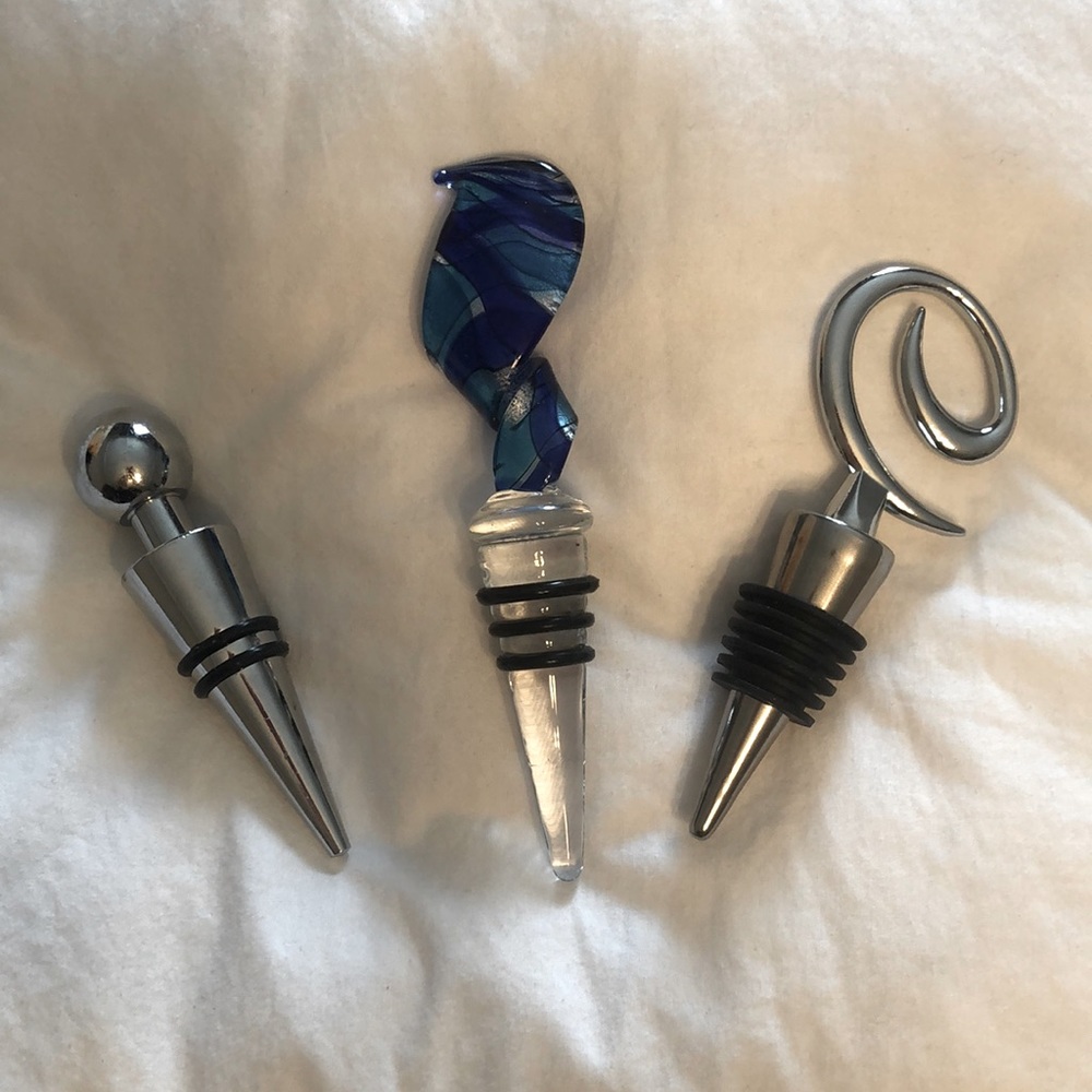 Wine stoppers 🍷 x3